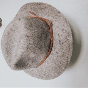 Gray Felt Hat